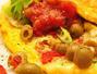 Checuri aperitive - Omleta cu ciuperci si masline – Reteta pentru micul dejun